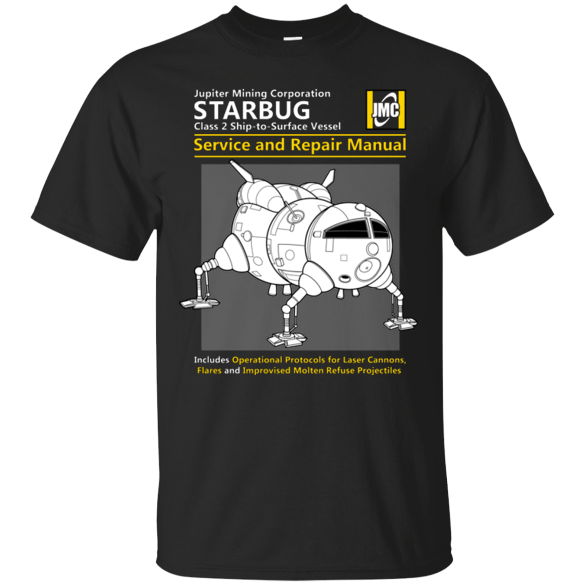 T-Shirts Black / Small Starbug Service And Repair Manual T-Shirt