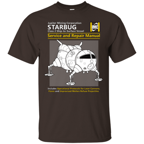 T-Shirts Dark Chocolate / Small Starbug Service And Repair Manual T-Shirt