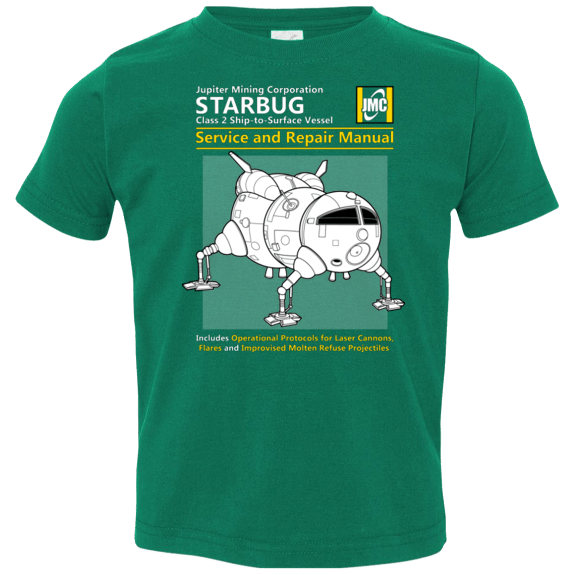 T-Shirts Kelly / 2T Starbug Service And Repair Manual Toddler Premium T-Shirt