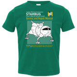 T-Shirts Kelly / 2T Starbug Service And Repair Manual Toddler Premium T-Shirt