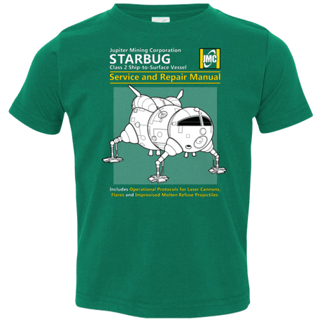 T-Shirts Kelly / 2T Starbug Service And Repair Manual Toddler Premium T-Shirt