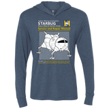 T-Shirts Indigo / X-Small Starbug Service And Repair Manual Triblend Long Sleeve Hoodie Tee
