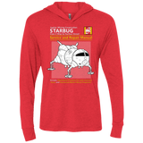 T-Shirts Vintage Red / X-Small Starbug Service And Repair Manual Triblend Long Sleeve Hoodie Tee
