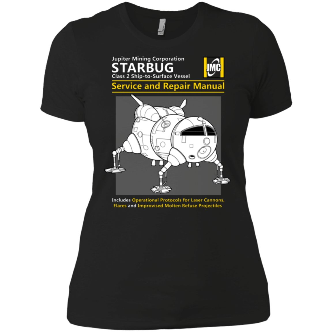 T-Shirts Black / X-Small Starbug Service And Repair Manual Women's Premium T-Shirt
