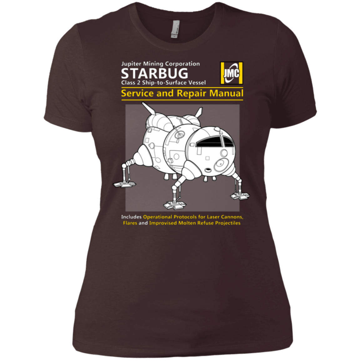 T-Shirts Dark Chocolate / X-Small Starbug Service And Repair Manual Women's Premium T-Shirt
