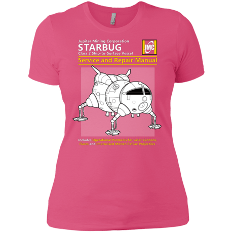 T-Shirts Hot Pink / X-Small Starbug Service And Repair Manual Women's Premium T-Shirt