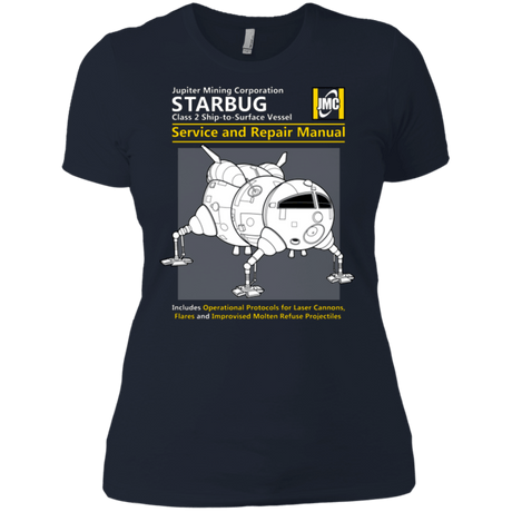 T-Shirts Midnight Navy / X-Small Starbug Service And Repair Manual Women's Premium T-Shirt