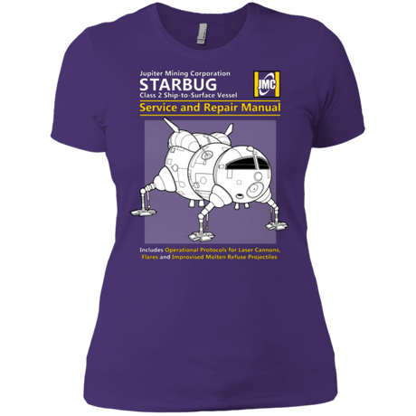 T-Shirts Purple / X-Small Starbug Service And Repair Manual Women's Premium T-Shirt