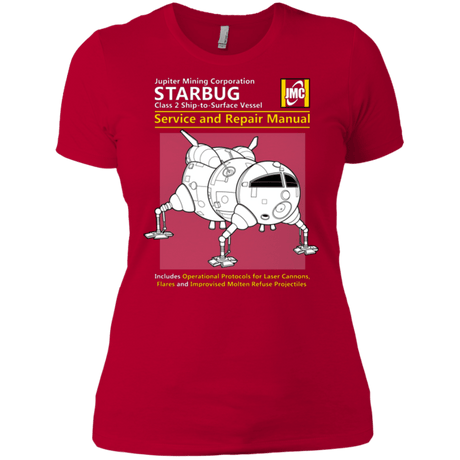 T-Shirts Red / X-Small Starbug Service And Repair Manual Women's Premium T-Shirt