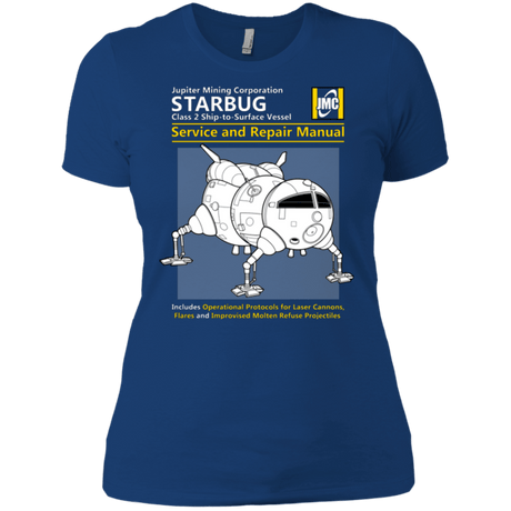 T-Shirts Royal / X-Small Starbug Service And Repair Manual Women's Premium T-Shirt
