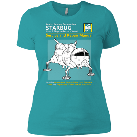 T-Shirts Tahiti Blue / X-Small Starbug Service And Repair Manual Women's Premium T-Shirt