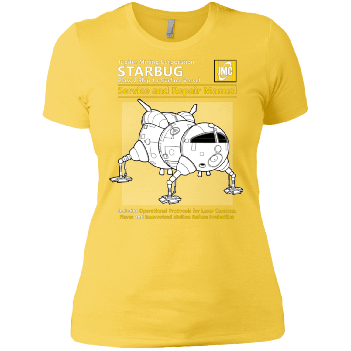 T-Shirts Vibrant Yellow / X-Small Starbug Service And Repair Manual Women's Premium T-Shirt
