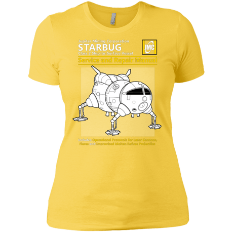 T-Shirts Vibrant Yellow / X-Small Starbug Service And Repair Manual Women's Premium T-Shirt