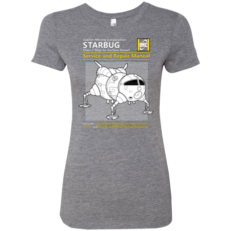 T-Shirts Premium Heather / Small Starbug Service And Repair Manual Women's Triblend T-Shirt