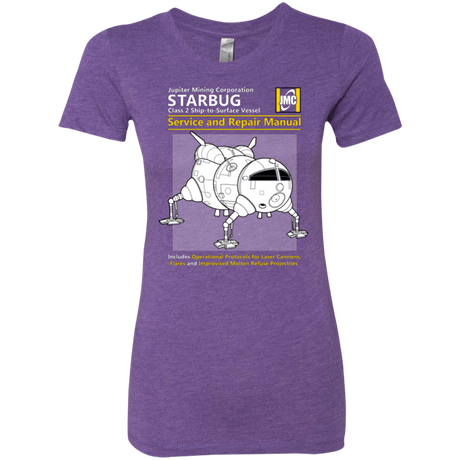 T-Shirts Purple Rush / Small Starbug Service And Repair Manual Women's Triblend T-Shirt