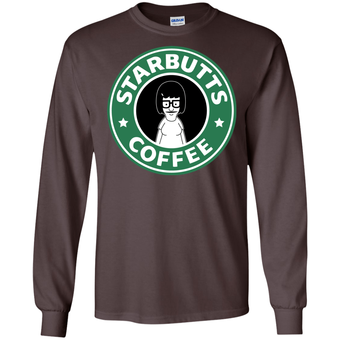 T-Shirts Dark Chocolate / S Starbutts Men's Long Sleeve T-Shirt