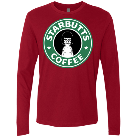 T-Shirts Cardinal / S Starbutts Men's Premium Long Sleeve