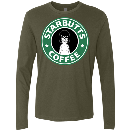 T-Shirts Military Green / S Starbutts Men's Premium Long Sleeve