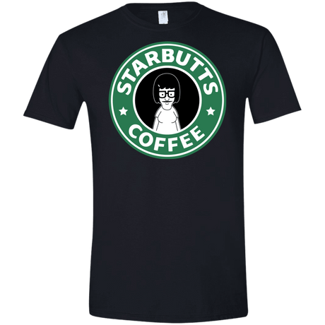 T-Shirts Black / X-Small Starbutts Men's Semi-Fitted Softstyle