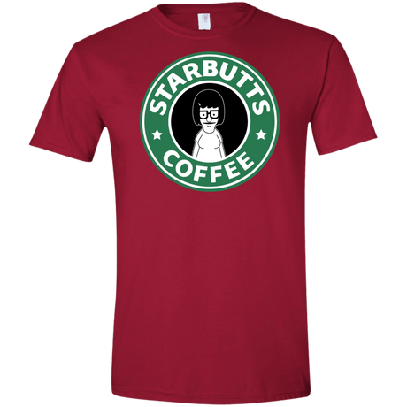 T-Shirts Cardinal Red / S Starbutts Men's Semi-Fitted Softstyle