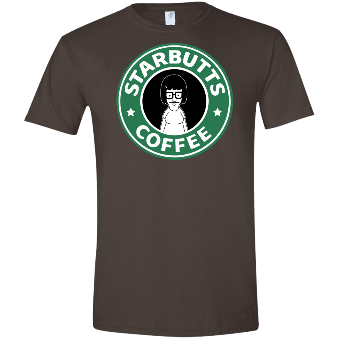 T-Shirts Dark Chocolate / S Starbutts Men's Semi-Fitted Softstyle