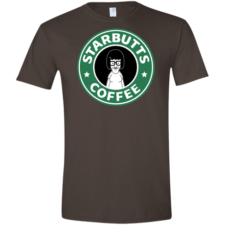 T-Shirts Dark Chocolate / S Starbutts Men's Semi-Fitted Softstyle