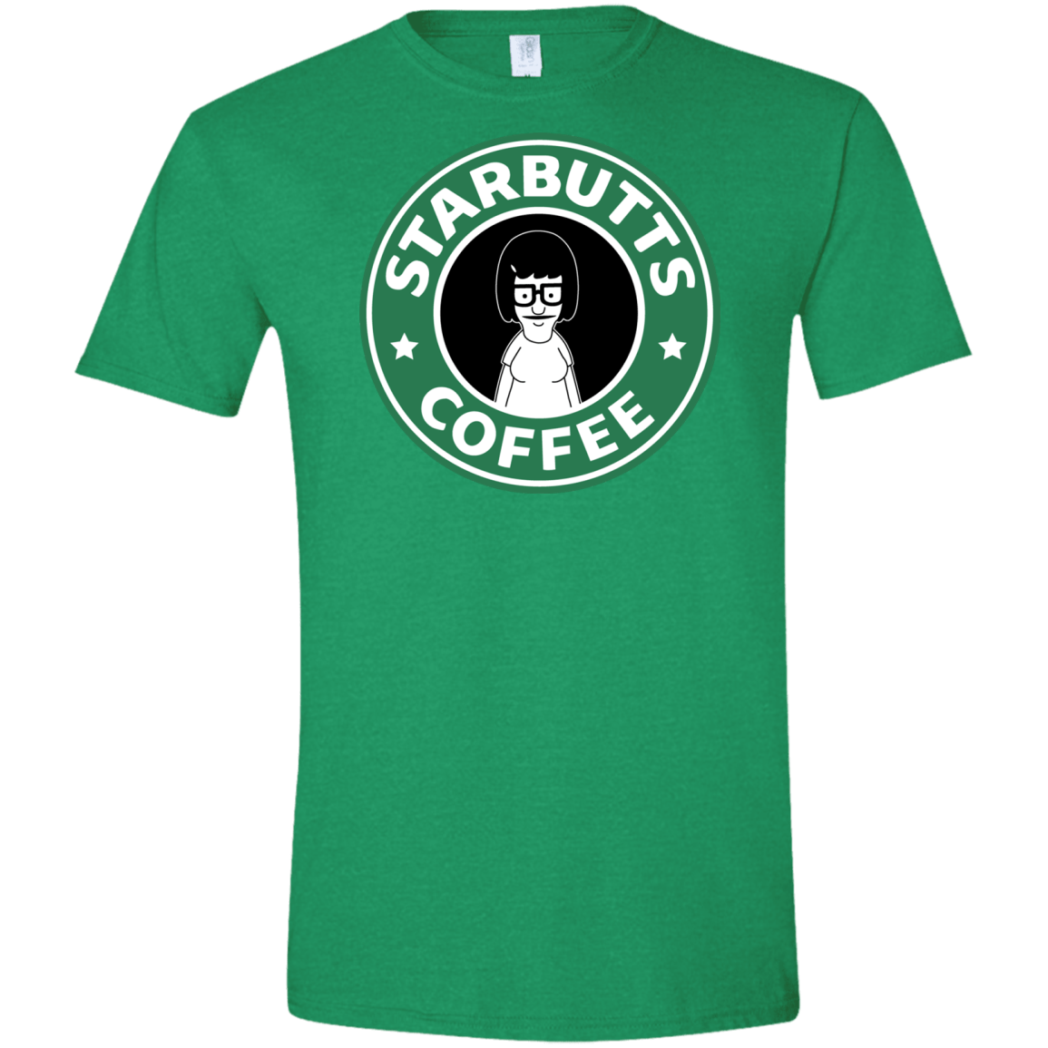 T-Shirts Heather Irish Green / S Starbutts Men's Semi-Fitted Softstyle