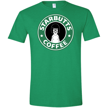 T-Shirts Heather Irish Green / S Starbutts Men's Semi-Fitted Softstyle