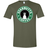 T-Shirts Military Green / S Starbutts Men's Semi-Fitted Softstyle