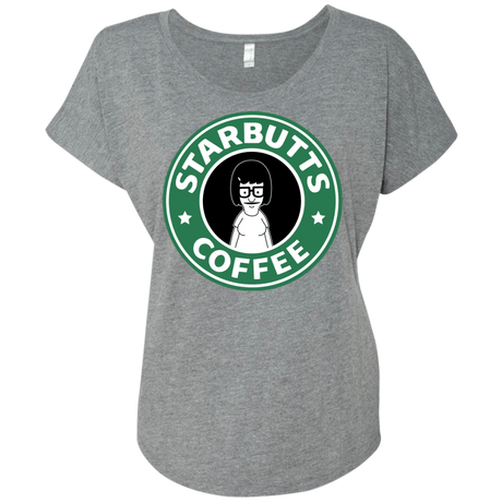 T-Shirts Premium Heather / X-Small Starbutts Triblend Dolman Sleeve