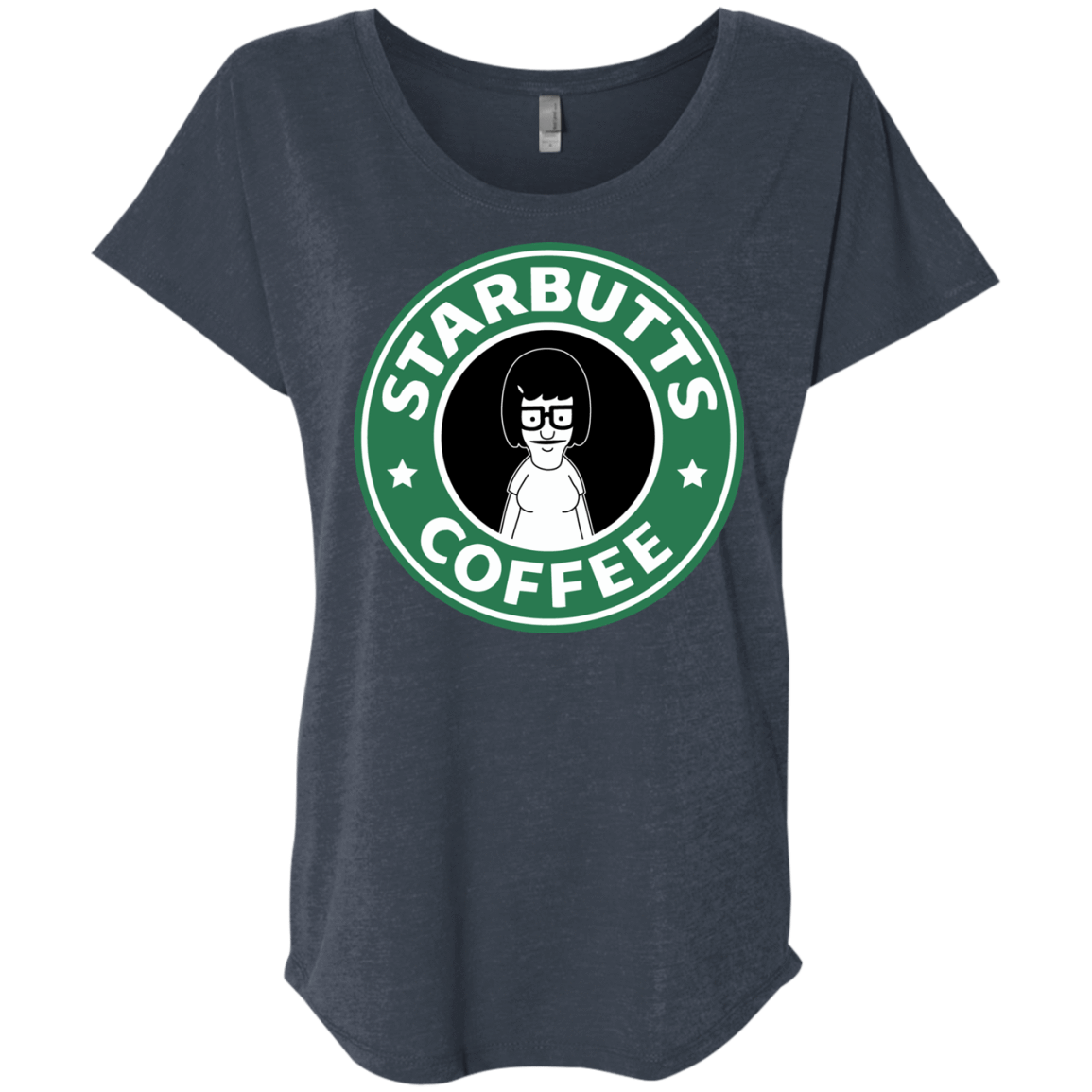 T-Shirts Vintage Navy / X-Small Starbutts Triblend Dolman Sleeve