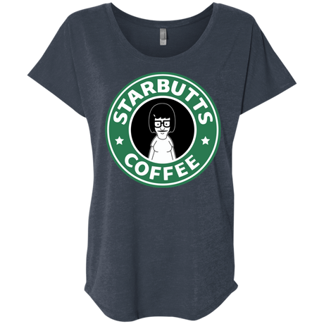 T-Shirts Vintage Navy / X-Small Starbutts Triblend Dolman Sleeve