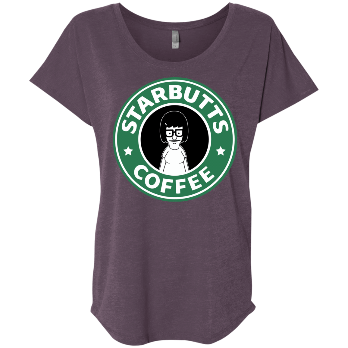 T-Shirts Vintage Purple / X-Small Starbutts Triblend Dolman Sleeve