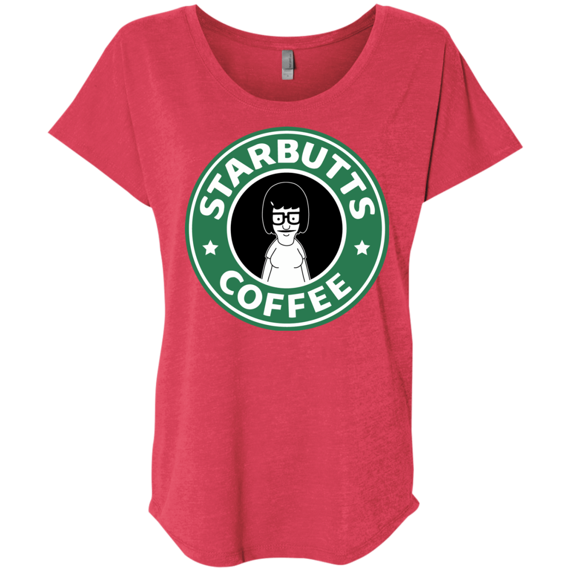 T-Shirts Vintage Red / X-Small Starbutts Triblend Dolman Sleeve