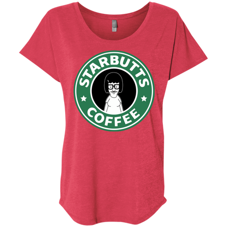 T-Shirts Vintage Red / X-Small Starbutts Triblend Dolman Sleeve