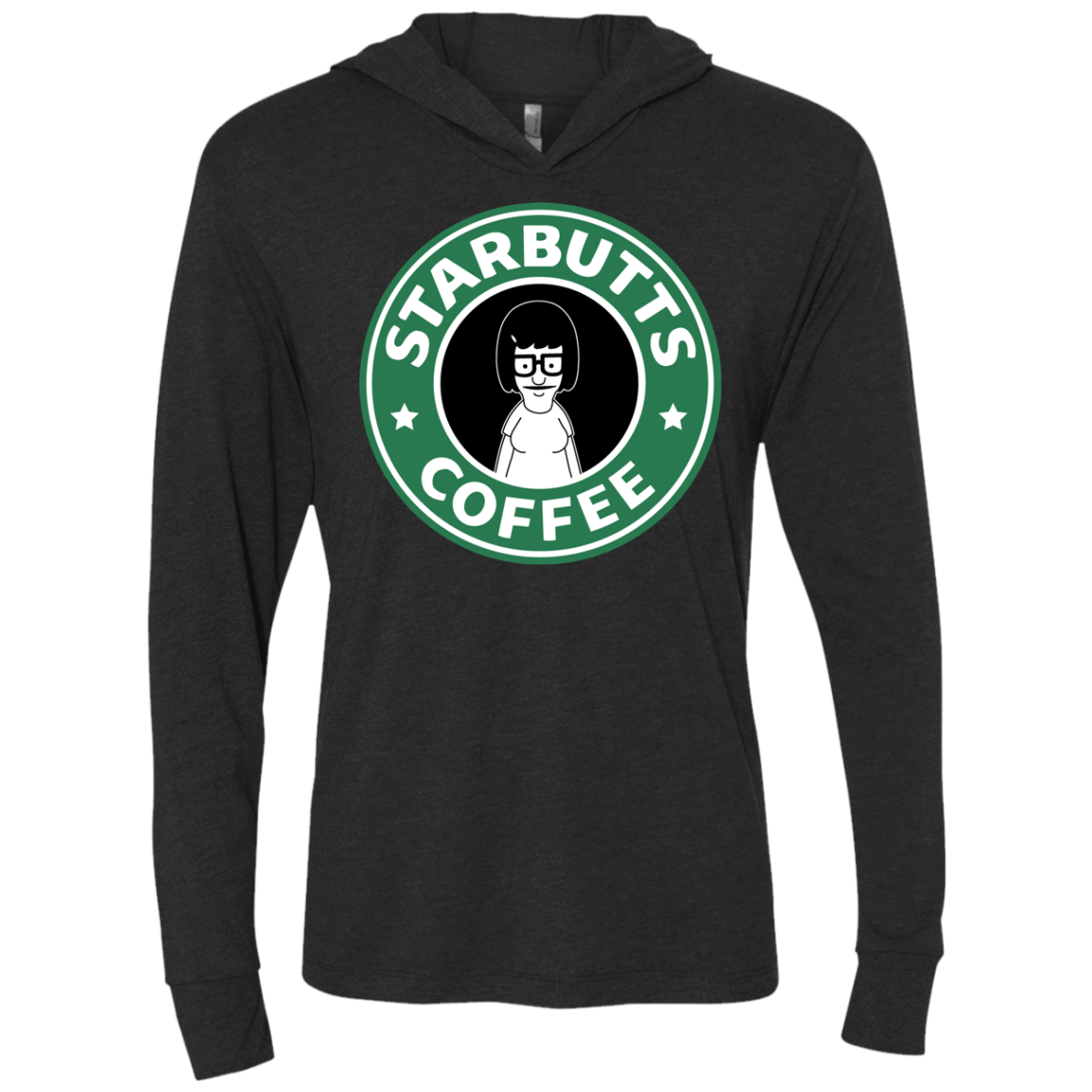 T-Shirts Vintage Black / X-Small Starbutts Triblend Long Sleeve Hoodie Tee
