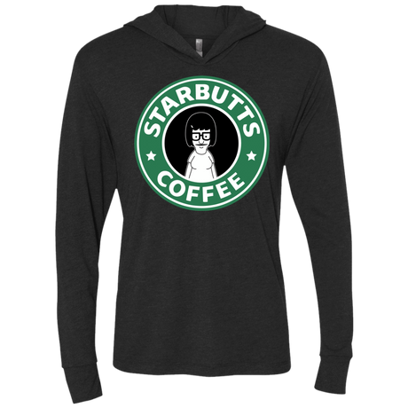 T-Shirts Vintage Black / X-Small Starbutts Triblend Long Sleeve Hoodie Tee