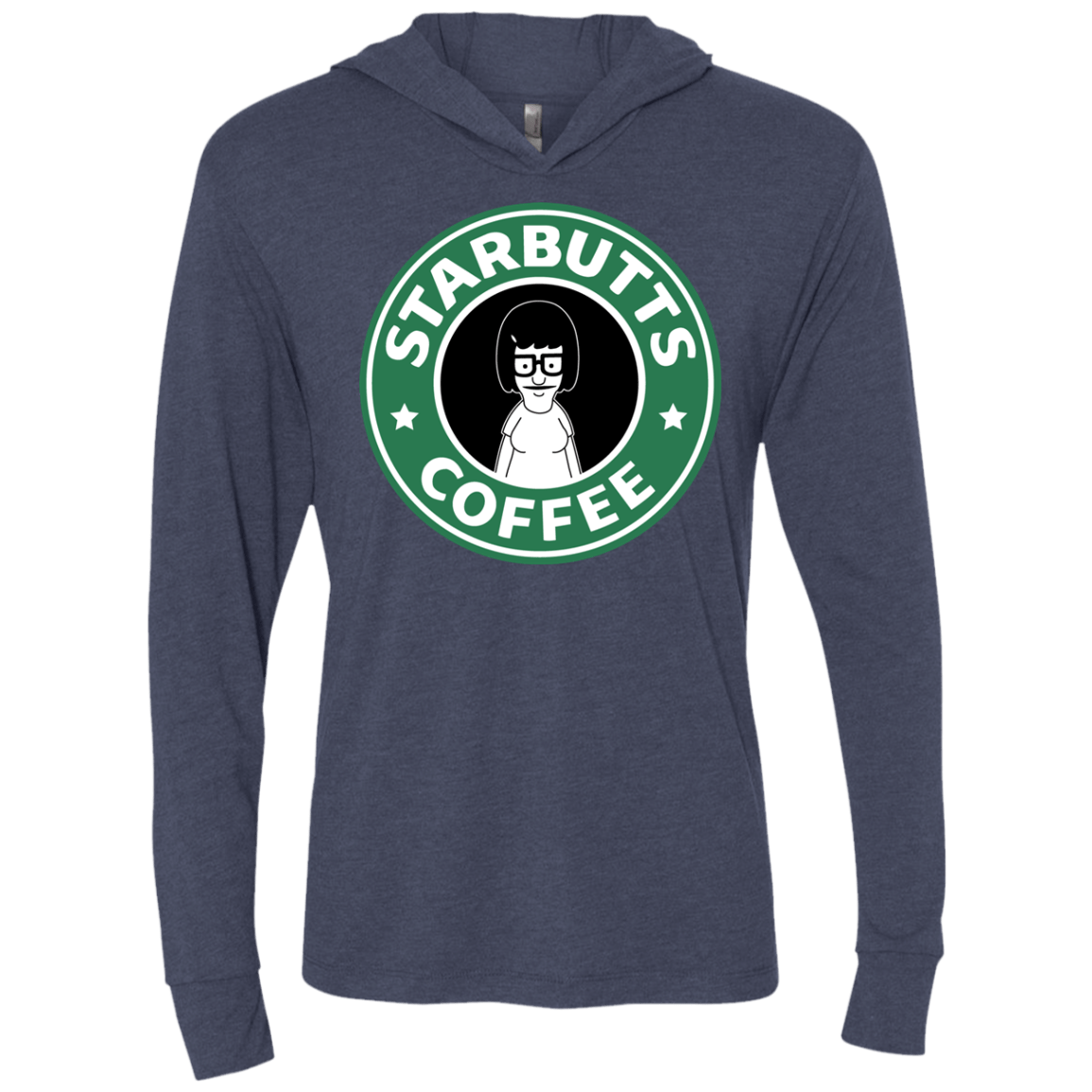 T-Shirts Vintage Navy / X-Small Starbutts Triblend Long Sleeve Hoodie Tee