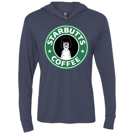 T-Shirts Vintage Navy / X-Small Starbutts Triblend Long Sleeve Hoodie Tee