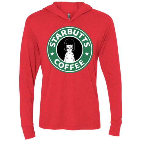 T-Shirts Vintage Red / X-Small Starbutts Triblend Long Sleeve Hoodie Tee