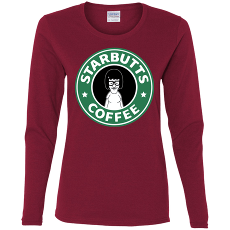 T-Shirts Cardinal / S Starbutts Women's Long Sleeve T-Shirt