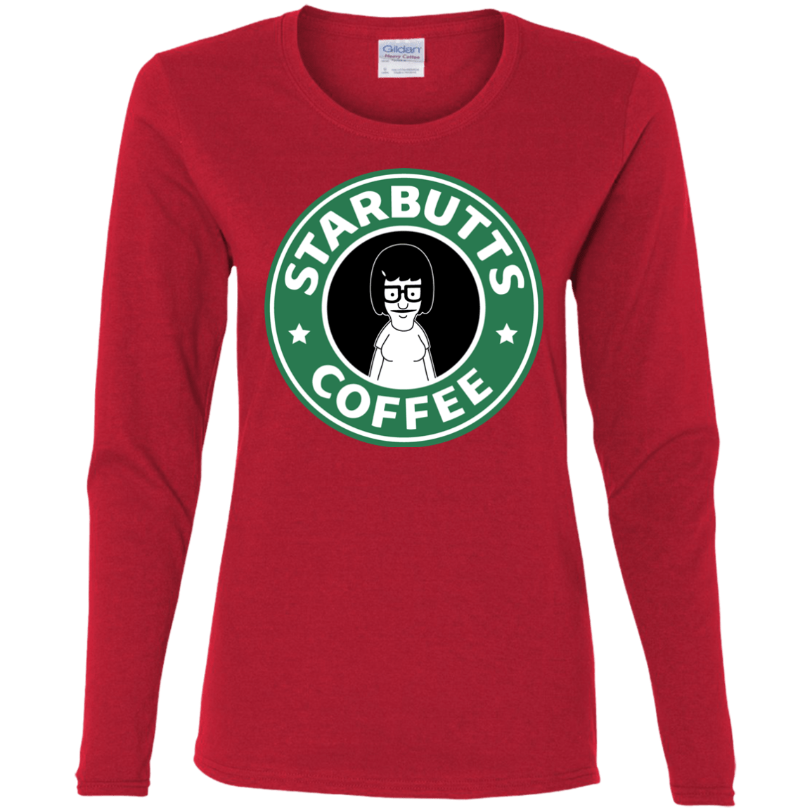 T-Shirts Red / S Starbutts Women's Long Sleeve T-Shirt