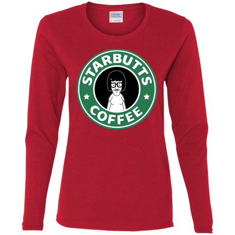 T-Shirts Red / S Starbutts Women's Long Sleeve T-Shirt