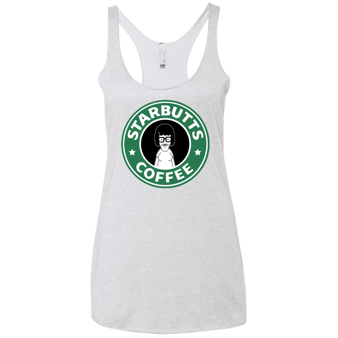 T-Shirts Heather White / X-Small Starbutts Women's Triblend Racerback Tank