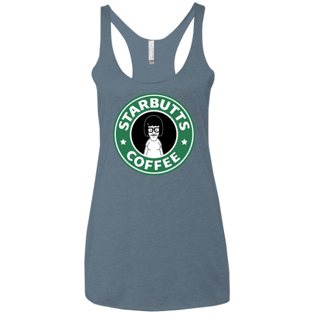 T-Shirts Indigo / X-Small Starbutts Women's Triblend Racerback Tank