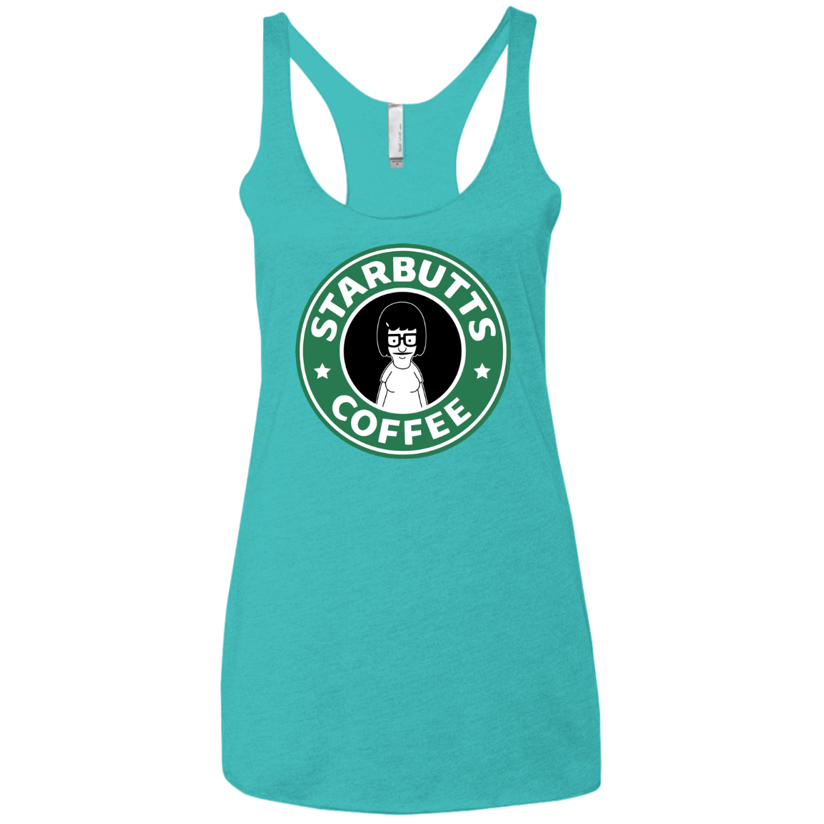 T-Shirts Tahiti Blue / X-Small Starbutts Women's Triblend Racerback Tank