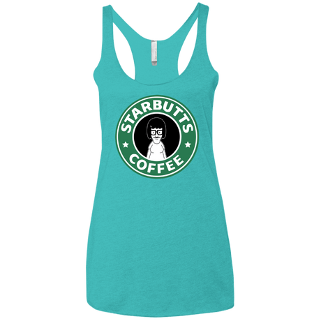 T-Shirts Tahiti Blue / X-Small Starbutts Women's Triblend Racerback Tank