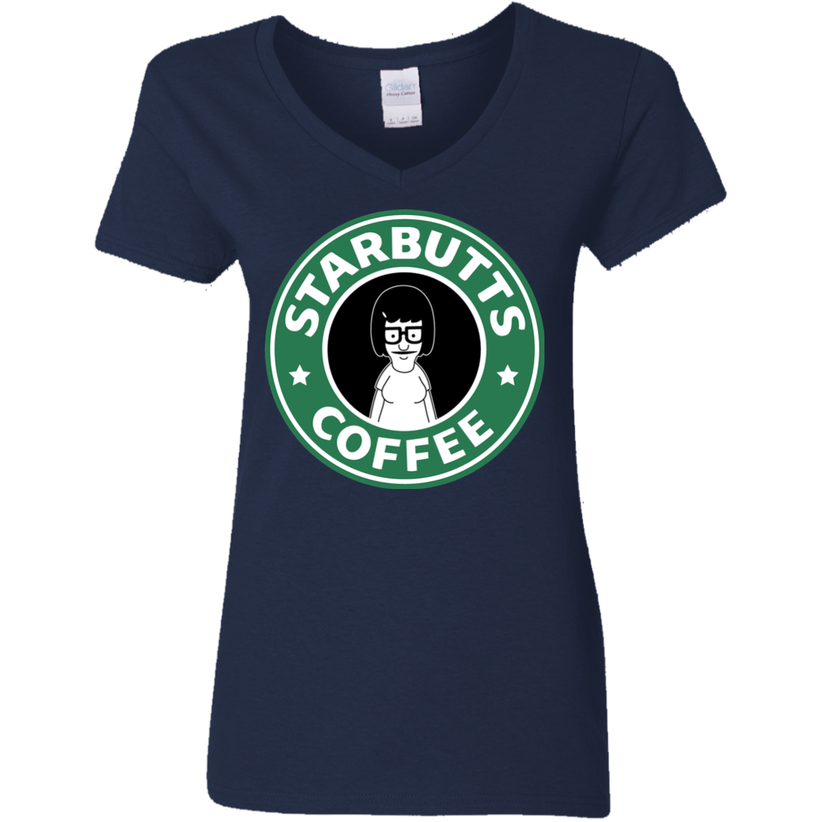 T-Shirts Navy / S Starbutts Women's V-Neck T-Shirt