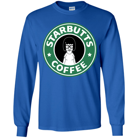 T-Shirts Royal / YS Starbutts Youth Long Sleeve T-Shirt