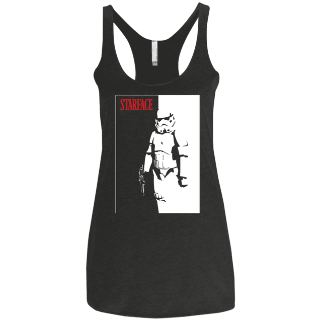 T-Shirts Vintage Black / X-Small STARFACE Women's Triblend Racerback Tank